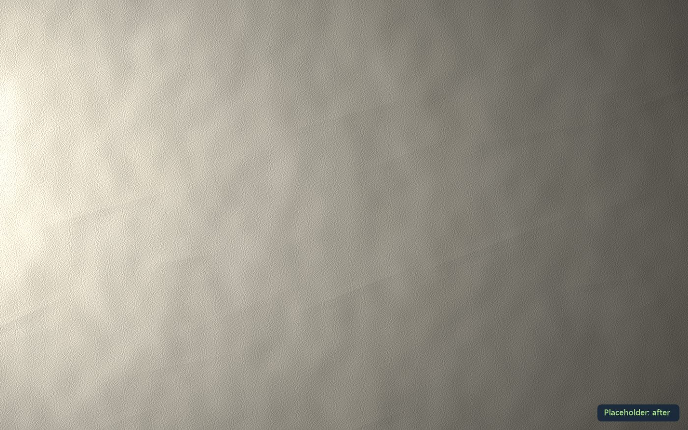 Feature wall sanded smooth
